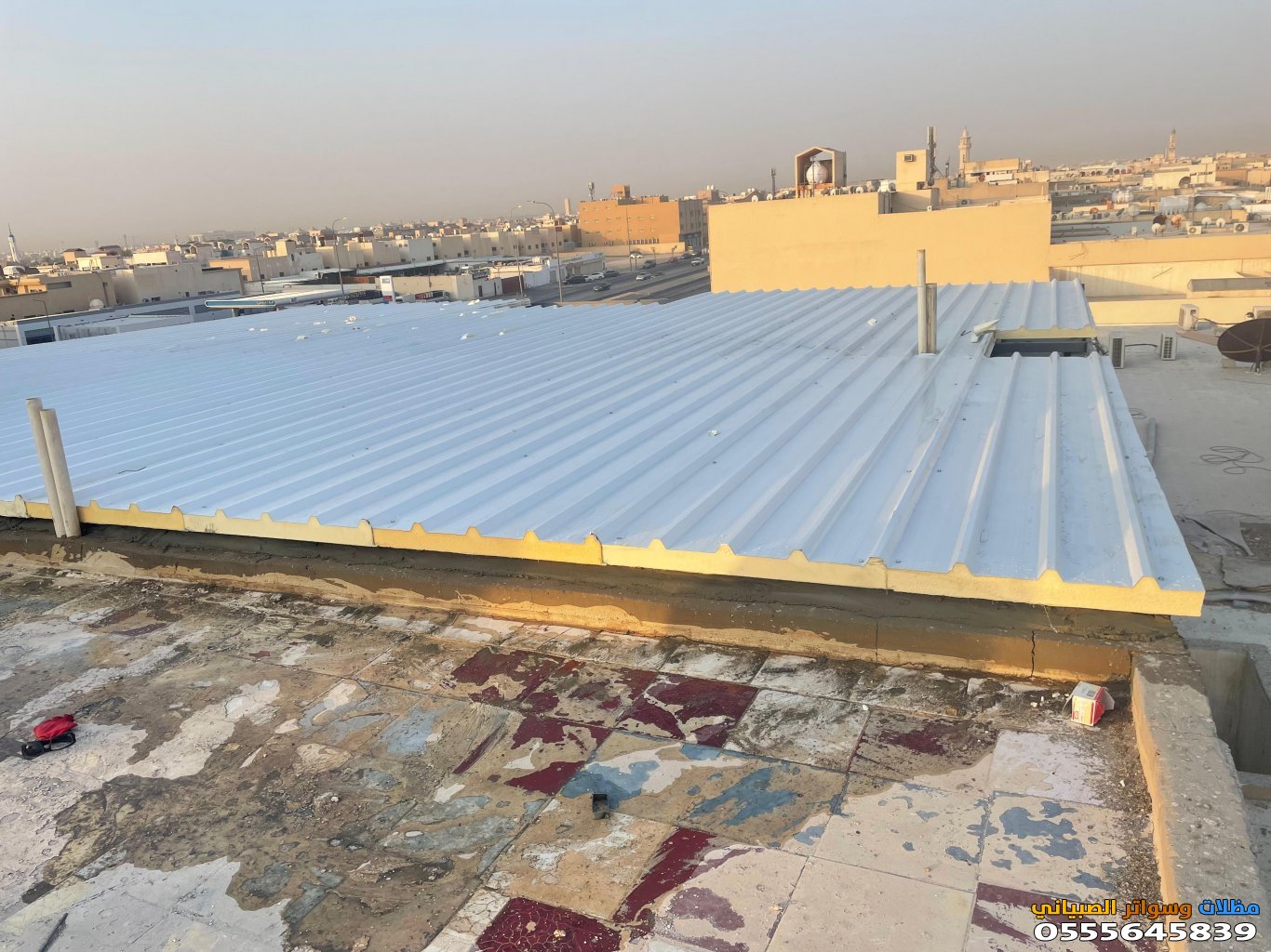 تركيب ساندوتش بانل بالرياض 0555645839 تركيب جدران ساندوتش بانل